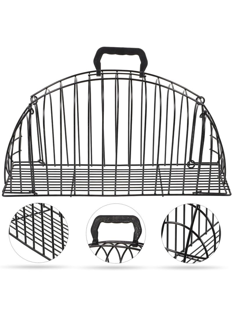 Cat Bathing Cage Metal Grooming Shower Wash Cage Scratch Resistant Breathable Safe Cleaning Cage for Cats Kittens 45x12x24cm Up to 2kg - Image 5